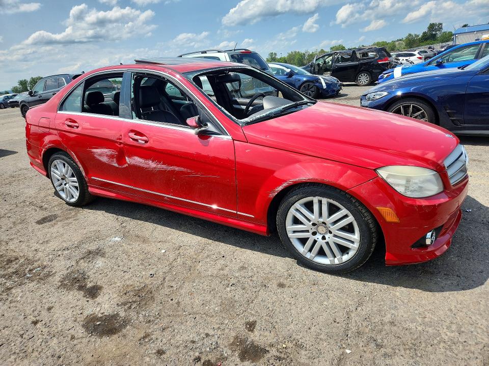 61959546 :رقم المزاد ، WDDGF81XX9F267282 vin ، 2009 Mercedes-benz C مزاد بيع