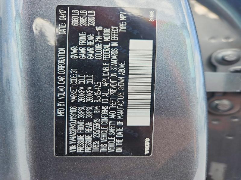 Продажа на аукционе авто 2018 Volvo Xc90, vin: YV4A22PK0J1191106, номер лота: 61207936