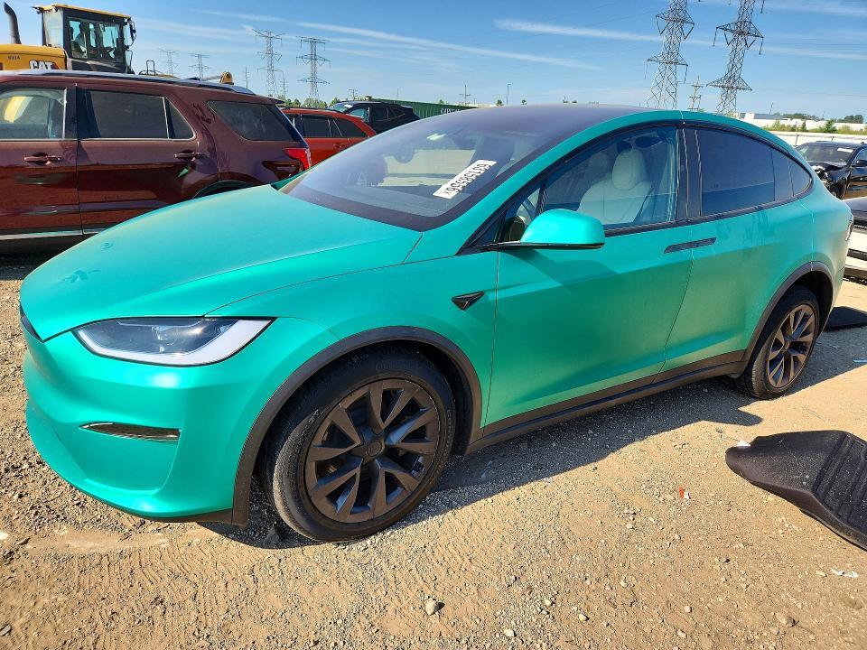 63158556 :رقم المزاد ، 7SAXCAE5XRF459179 vin ، 2024 Tesla Model X مزاد بيع