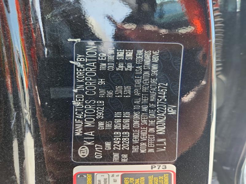 Aukcja sprzedaży 2018 Kia Soul, vin: KNDJN2A22J7544672, numer aukcji: 61928406