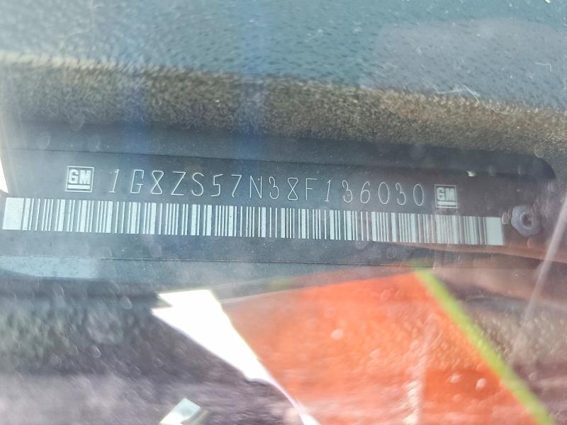 Auction sale of the 2008 Saturn Aura, vin: 1G8ZS57N38F136030, lot number: 59780636
