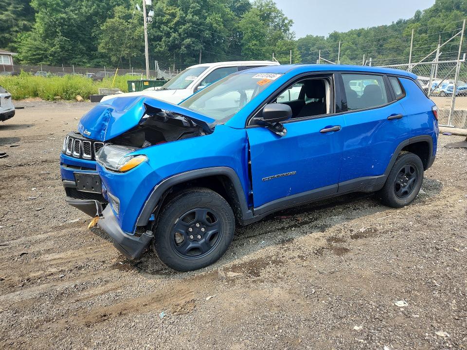 2021 Jeep Compass მანქანა იყიდება აუქციონზე, vin: 3C4NJDAB5MT540026, აუქციონის ნომერი: 61131846