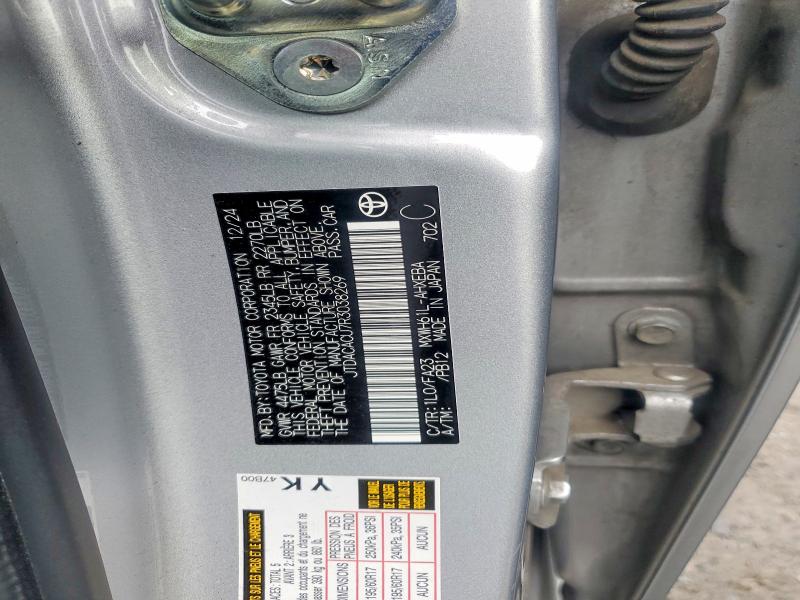 Aukcja sprzedaży 2024 Toyota Prius Prime, vin: JTDACACU7R3038269, numer aukcji: 62355146
