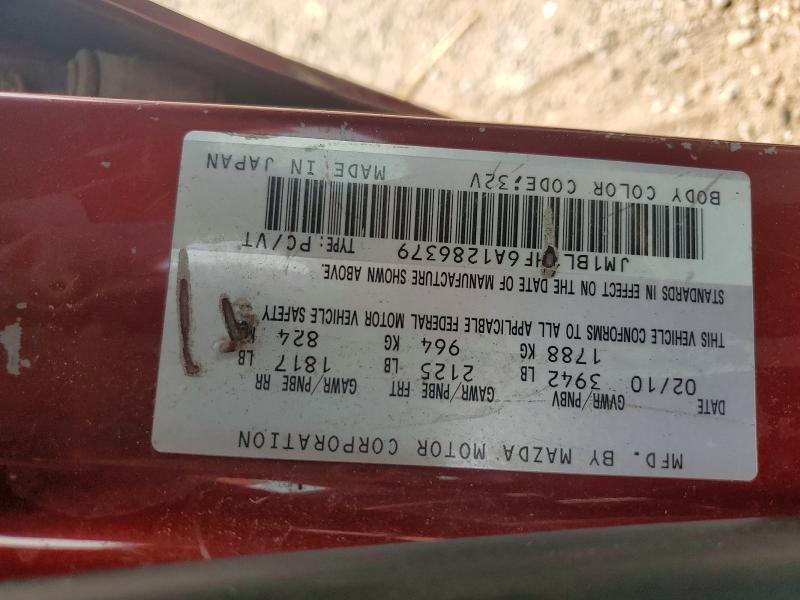 Aukcja sprzedaży 2010 Mazda 3, vin: JM1BL1HF6A1286379, numer aukcji: 61229736