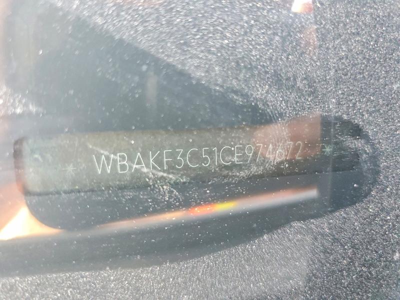 Aukcja sprzedaży 2012 Bmw 328, vin: WBAKF3C51CE974672, numer aukcji: 61051936