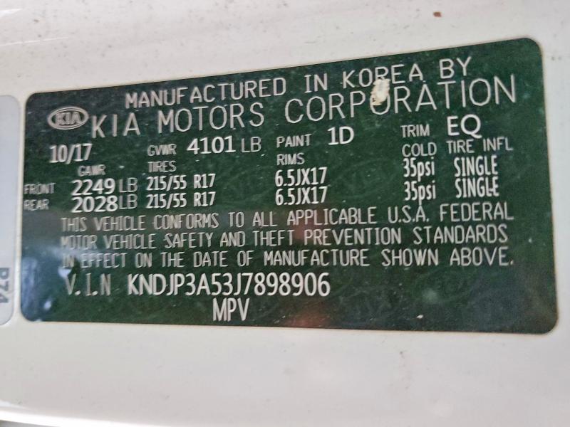 Продаж на аукціоні авто 2018 Kia Soul, vin: KNDJP3A53J7898906, номер лоту: 85624965