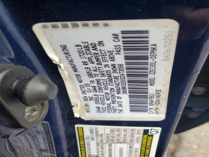 Продаж на аукціоні авто 2005 Toyota Corolla, vin: 1NXBR32EX5Z473098, номер лоту: 59705386