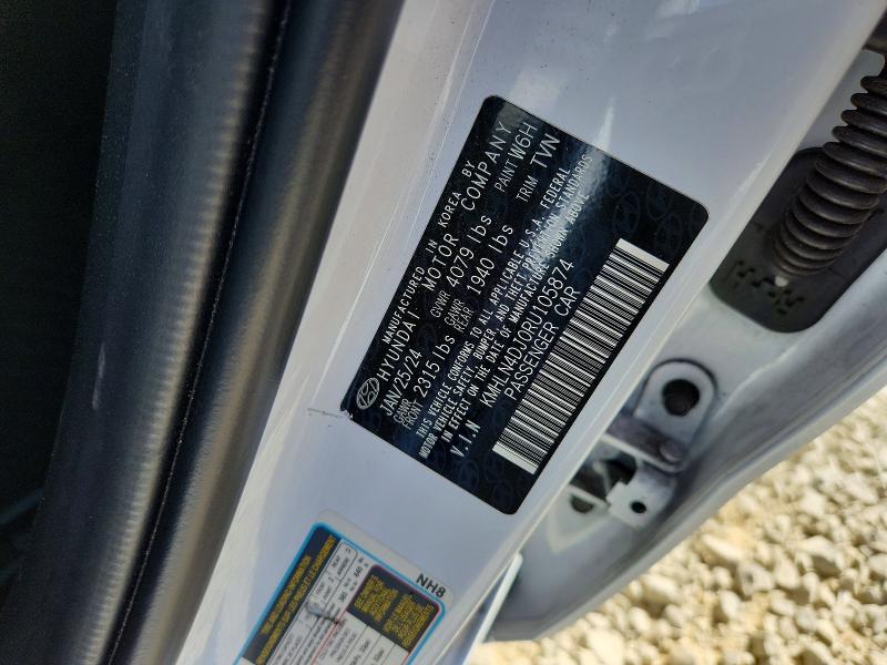 Aukcja sprzedaży 2024 Hyundai Elantra, vin: KMHLN4DJ0RU105874, numer aukcji: 60019236