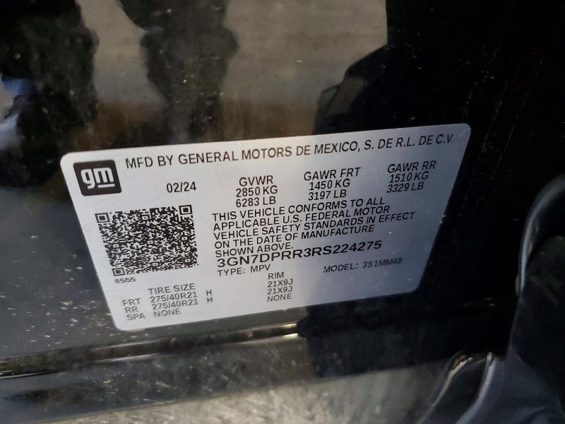 Aukcja sprzedaży 2024 Chevrolet Equinox, vin: 3GN7DPRR3RS224275, numer aukcji: 60153516
