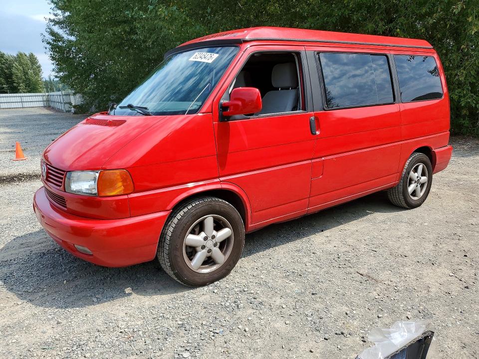 2002 Volkswagen Eurovan მანქანა იყიდება აუქციონზე, vin: WV2NB47052H024281, აუქციონის ნომერი: 62345476