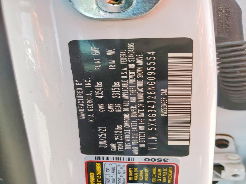 Продажа на аукционе авто 2022 Kia K5, vin: 5XXG34J26NG095554, номер лота: 60383476