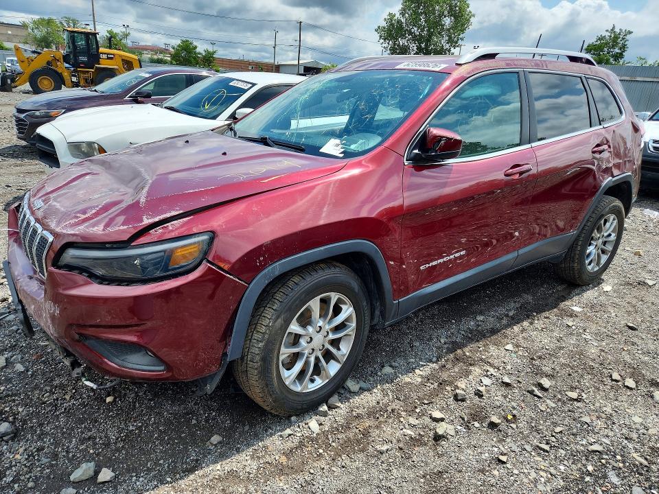 62598626 :رقم المزاد ، 1C4PJMLB1KD195005 vin ، 2019 Jeep Cherokee مزاد بيع