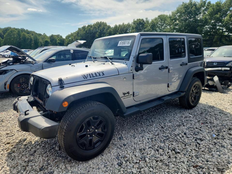 Продаж на аукціоні авто 2016 Jeep Wrangler Unlimited, vin: 1C4BJWDG5GL279244, номер лоту: 61690116