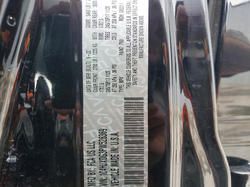 Продажа на аукционе авто 2023 Jeep Wrangler, vin: 1C4HJXDG3PW526369, номер лота: 61435486