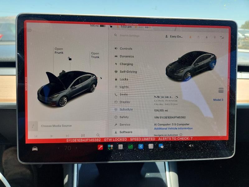 Продажа на аукционе авто 2018 Tesla Model 3, vin: 5YJ3E1EB4JF145382, номер лота: 60024666