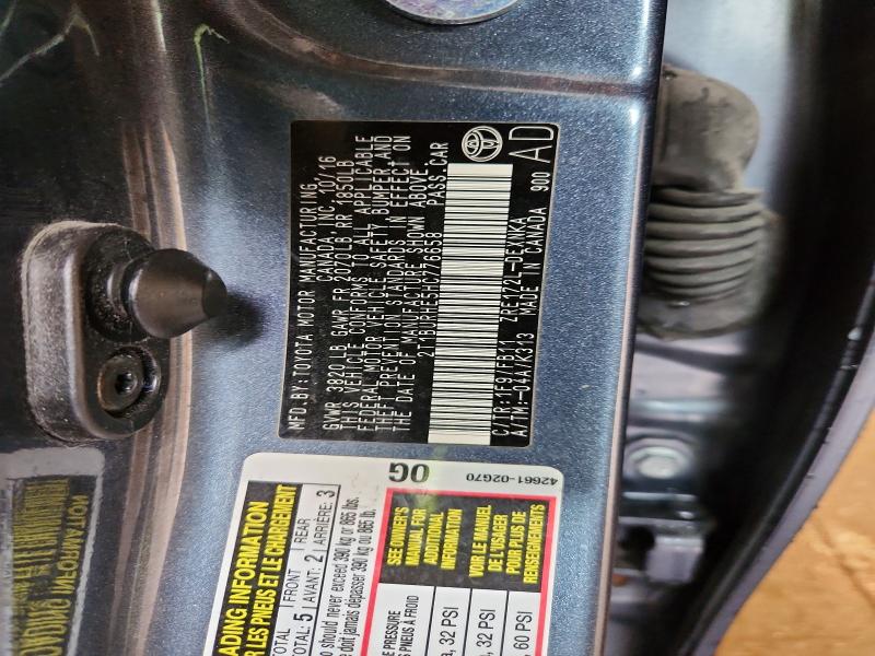 61548836 :رقم المزاد ، 2T1BURHE5HC776658 vin ، 2017 Toyota Corolla مزاد بيع
