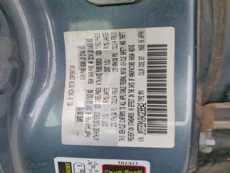Продажа на аукционе авто 2010 Mazda Cx-9, vin: JM3TB3MV8A0238542, номер лота: 62089436
