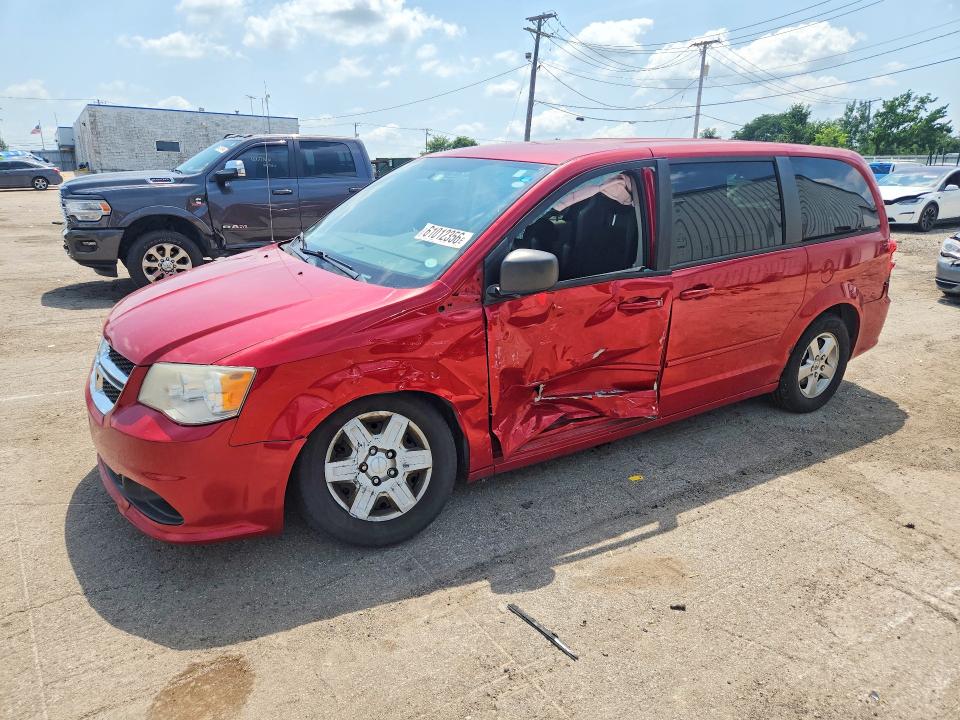 61012356 :رقم المزاد ، 2C4RDGBG5CR266025 vin ، 2012 Dodge Grand Caravan مزاد بيع