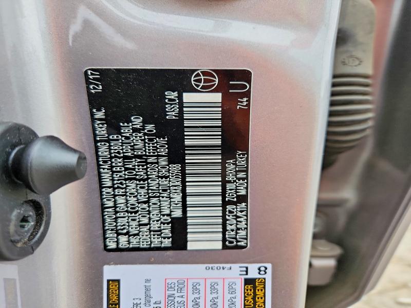 62303466 :رقم المزاد ، NMTKHMBX8JR055988 vin ، 2018 Toyota C-hr مزاد بيع