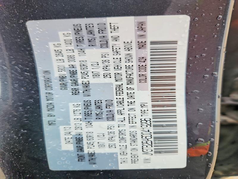 Продажа на аукционе авто 2013 Mazda Cx-9, vin: JM3TB2BA6D0419296, номер лота: 63349916