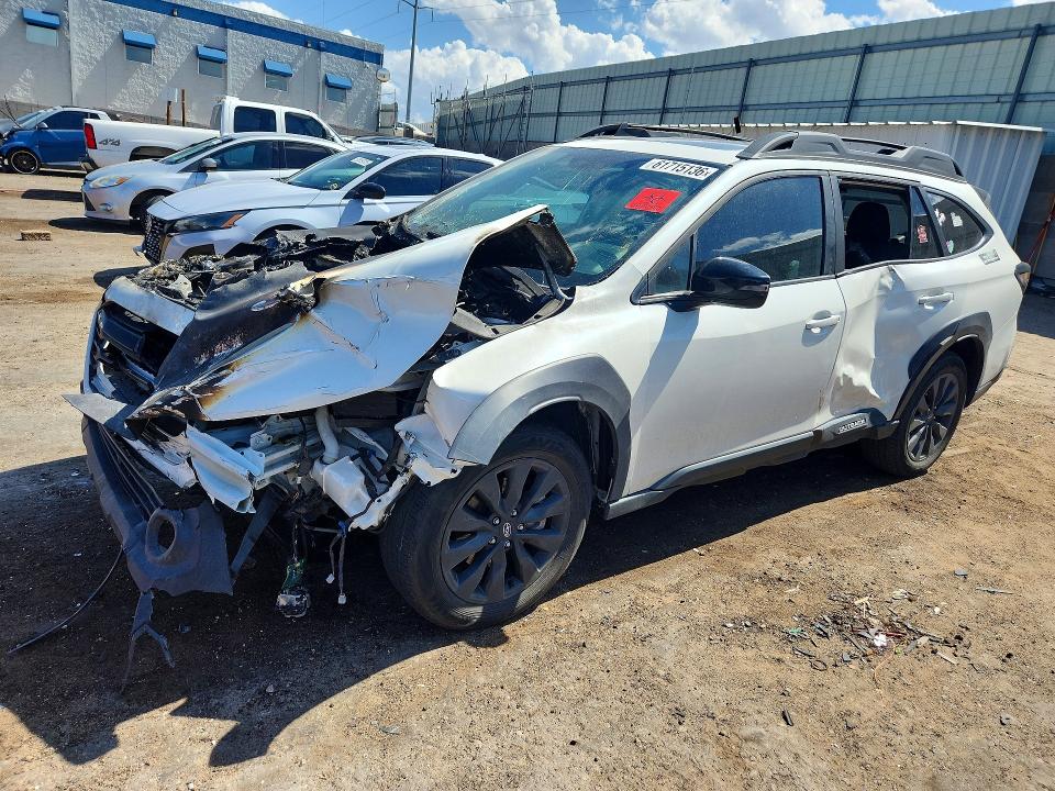 61715136 :رقم المزاد ، 4S4BTGLDXR3290486 vin ، 2024 Subaru Outback مزاد بيع