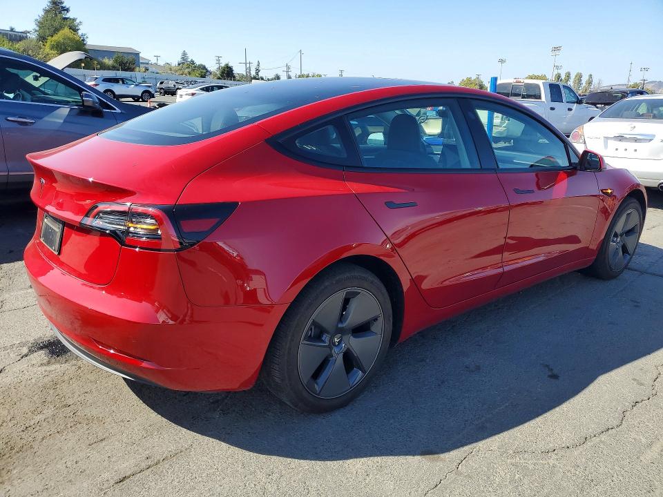 Auction sale of the 2023 Tesla Model 3, vin: 5YJ3E1EA3PF711130, lot number: 59704656