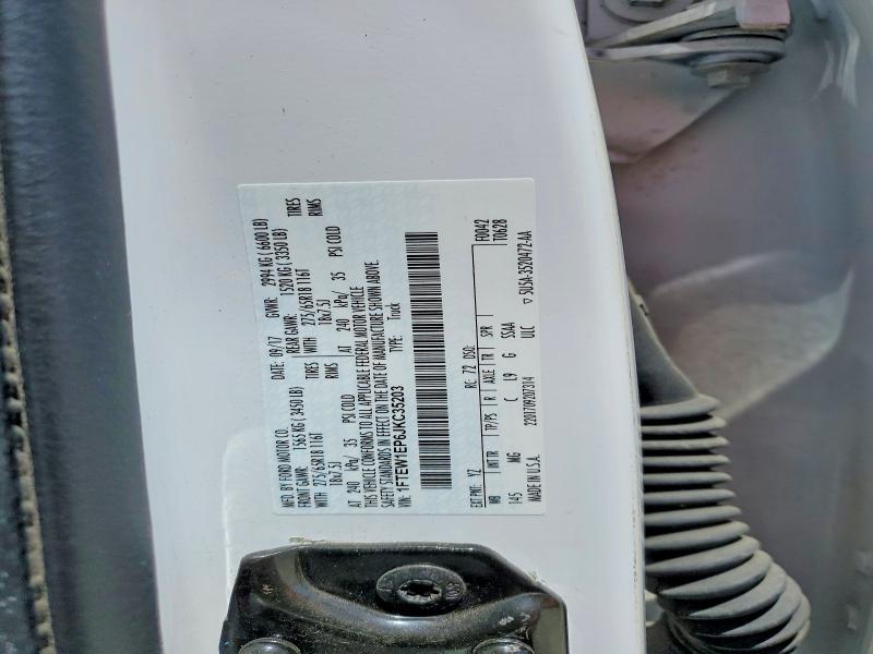 59830086 :رقم المزاد ، 1FTEW1EP6JKC35203 vin ، 2018 Ford F150 مزاد بيع