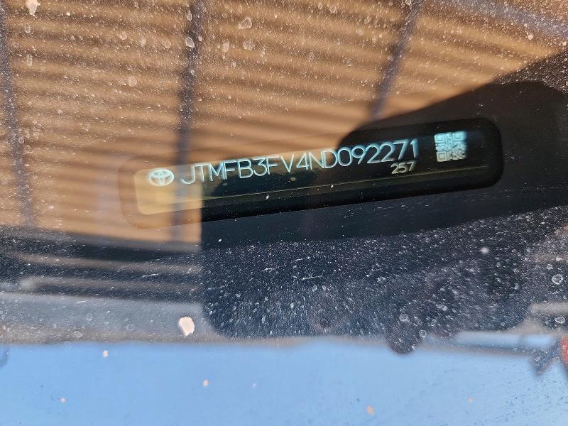 Aukcja sprzedaży 2022 Toyota Rav4 Prime, vin: JTMFB3FV4ND092271, numer aukcji: 59918306