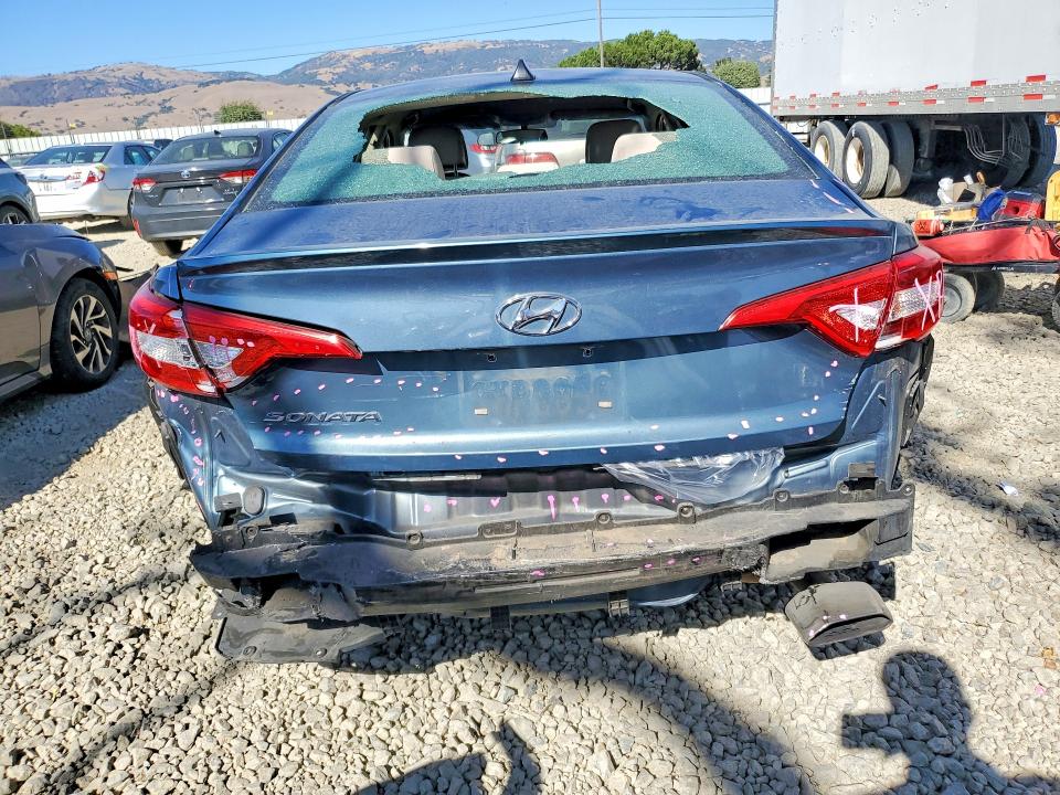 2017 Hyundai Sonata მანქანა იყიდება აუქციონზე, vin: 5NPE24AF4HH455412, აუქციონის ნომერი: 61059196