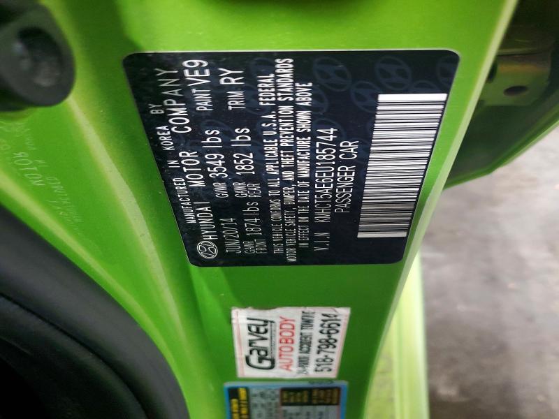 Aukcja sprzedaży 2014 Hyundai Accent, vin: KMHCT5AE6EU185744, numer aukcji: 62596466