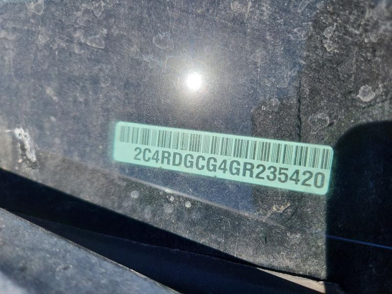 Aukcja sprzedaży 2016 Dodge Grand Caravan, vin: 2C4RDGCG4GR235420, numer aukcji: 60795586