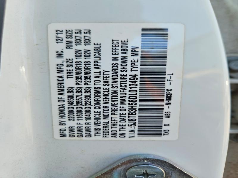 Продажа на аукционе авто 2013 Acura Rdx, vin: 5J8TB3H56DL013494, номер лота: 85632425