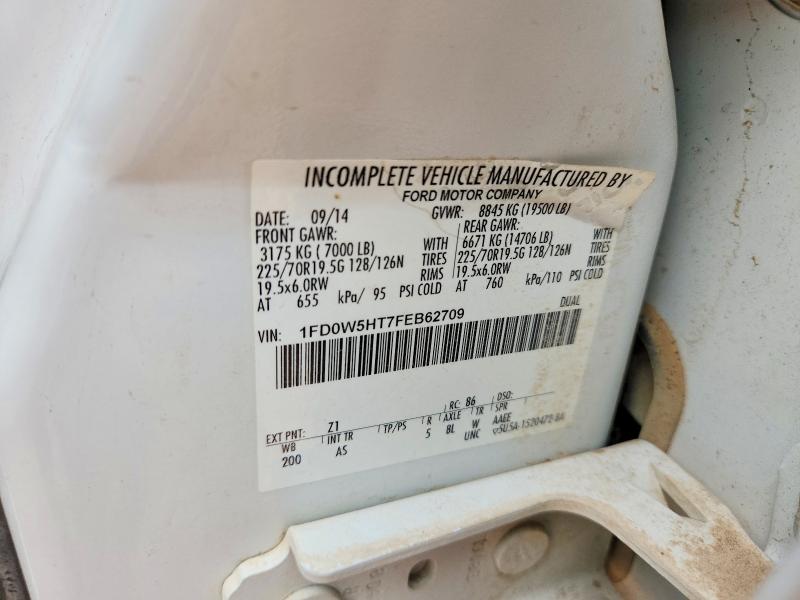 2015 Ford F550 მანქანა იყიდება აუქციონზე, vin: 1FD0W5HT7FEB62709, აუქციონის ნომერი: 61535846