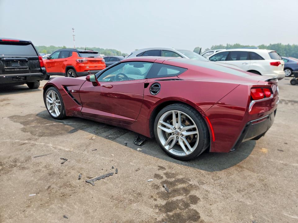 60841796 :رقم المزاد ، 1G1YD2D73K5122151 vin ، 2019 Chevrolet Corvette مزاد بيع