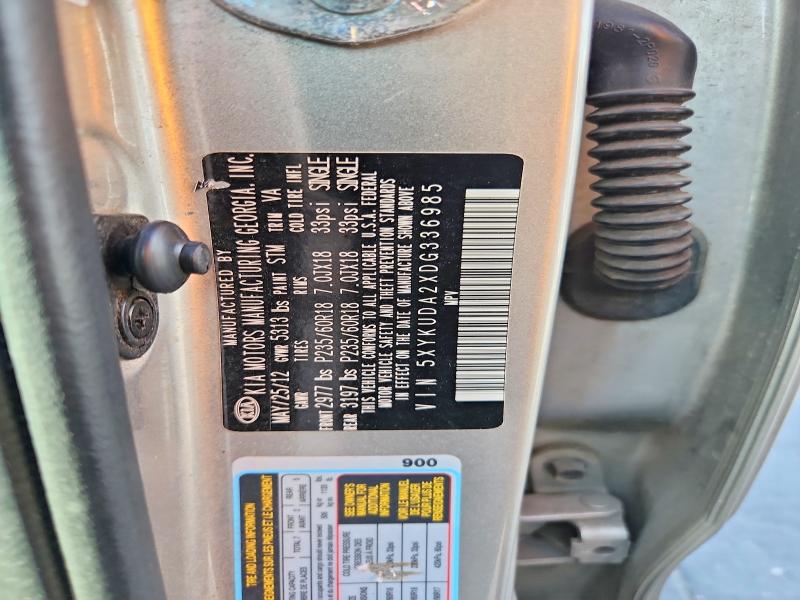 Продаж на аукціоні авто 2013 Kia Sorento, vin: 5XYKUDA2XDG336985, номер лоту: 61810586