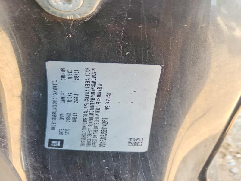60523556 :رقم المزاد ، 2G1FJ1EJ6B9140960 vin ، 2011 Chevrolet Camaro مزاد بيع