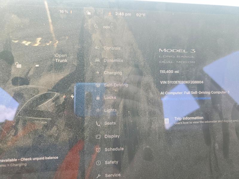 Продажа на аукционе авто 2019 Tesla Model 3, vin: 5YJ3E1EB0KF208804, номер лота: 59300456