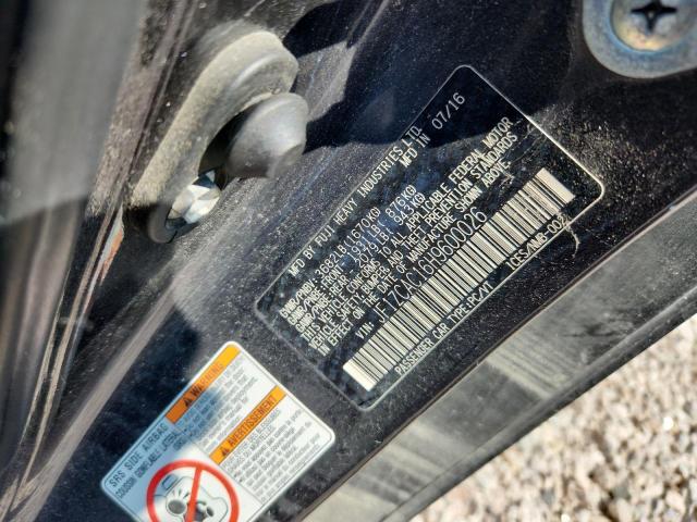 63100156 :رقم المزاد ، JF1ZCAC16H9600026 vin ، 2017 Subaru Brz مزاد بيع