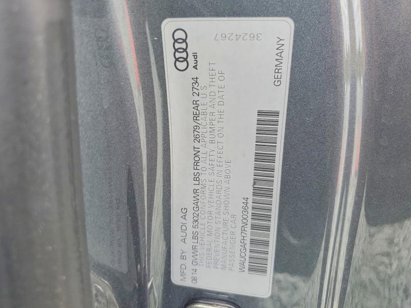 Продажа на аукционе авто 2015 Audi S5, vin: WAUCGAFH7FN003644, номер лота: 60706236