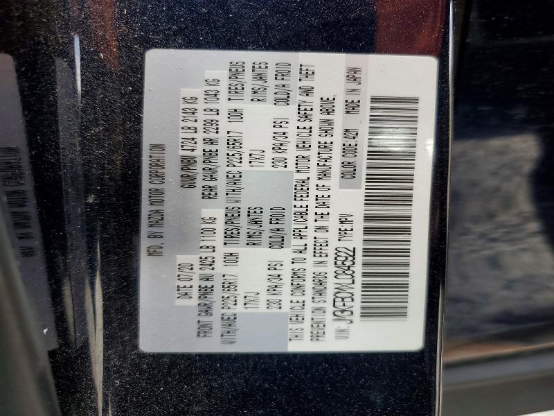 Aukcja sprzedaży 2020 Mazda Cx-5, vin: JM3KFBCMXL0845922, numer aukcji: 61147536