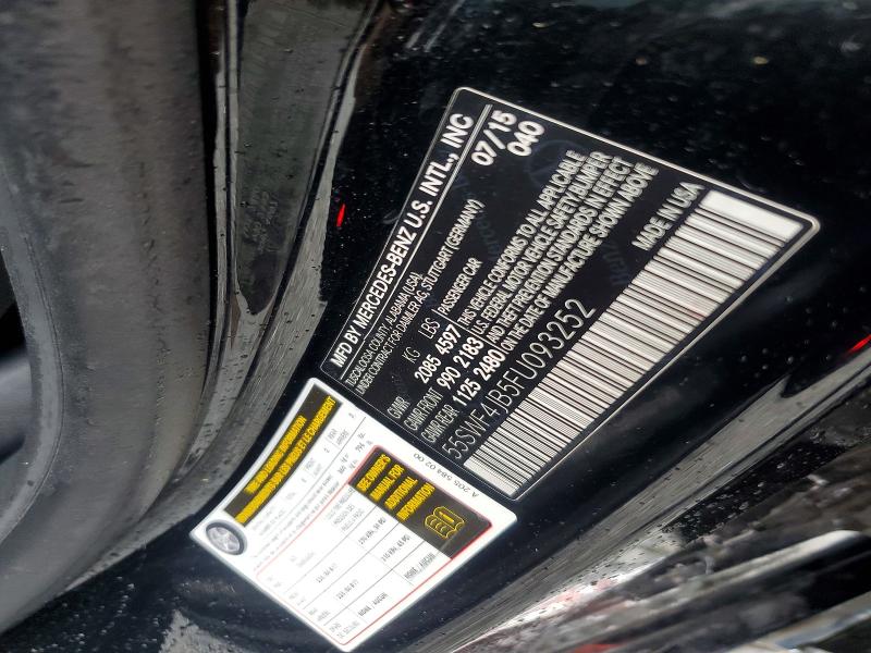2015 Mercedes-benz C მანქანა იყიდება აუქციონზე, vin: 55SWF4JB5FU093252, აუქციონის ნომერი: 62531156
