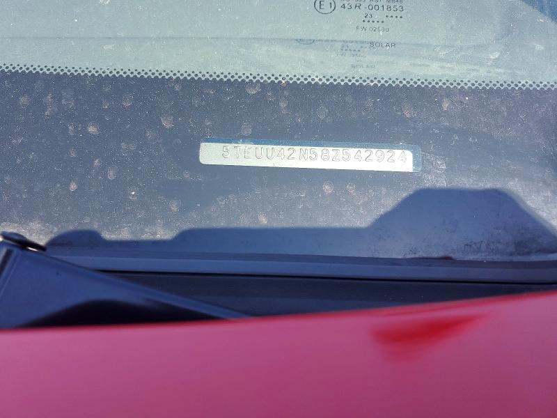 Aukcja sprzedaży 2008 Toyota Tacoma, vin: 5TEUU42N58Z542924, numer aukcji: 60862026