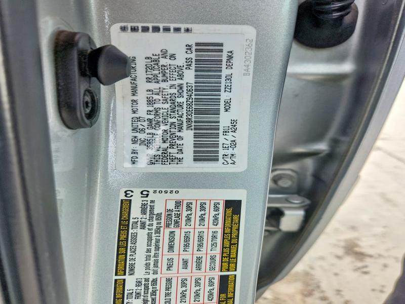 61051286 :رقم المزاد ، 1NXBR30E68Z940637 vin ، 2008 Toyota Corolla مزاد بيع