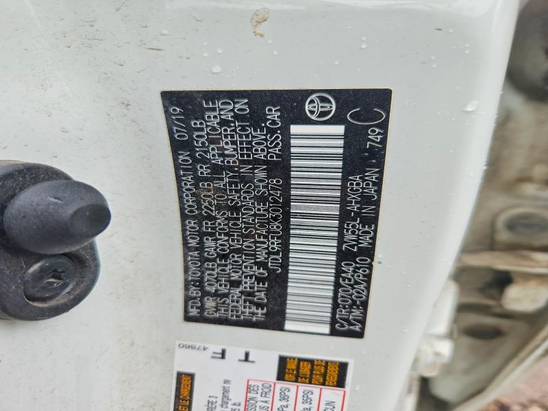 Продажа на аукционе авто 2019 Toyota Prius, vin: JTDL9RFU8K3012478, номер лота: 62683196