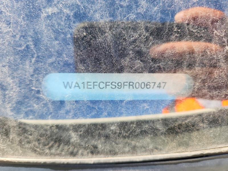 Aukcja sprzedaży 2015 Audi Q3, vin: WA1EFCFS9FR006747, numer aukcji: 59401246