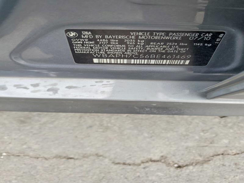 Aukcja sprzedaży 2011 Bmw 328, vin: WBAPH7C56BE461469, numer aukcji: 61225586