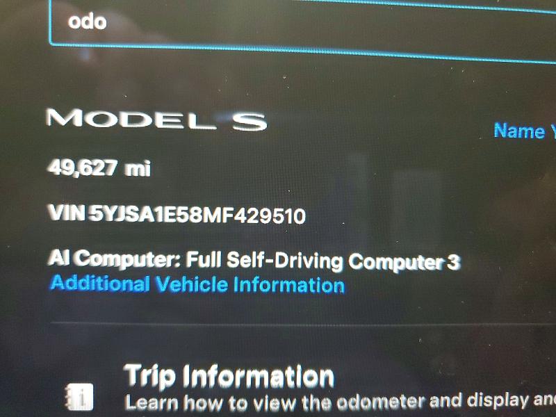 Aukcja sprzedaży 2021 Tesla Model S, vin: 5YJSA1E58MF429510, numer aukcji: 60651836