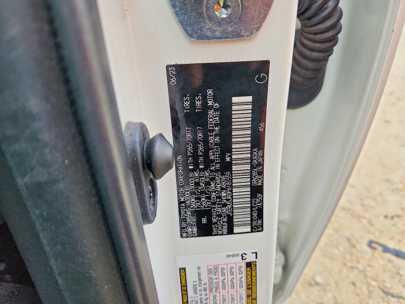 Продажа на аукционе авто 2023 Toyota 4runner, vin: JTERU5JR0P6181559, номер лота: 61663906