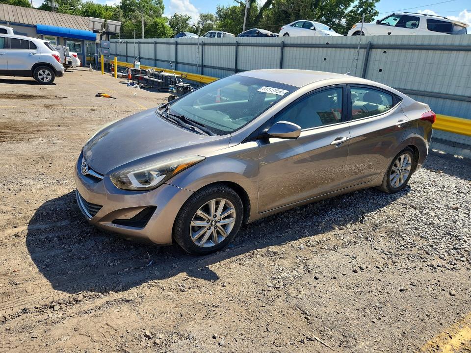 2014 Hyundai Elantra მანქანა იყიდება აუქციონზე, vin: 5NPDH4AE9EH502625, აუქციონის ნომერი: 61117856