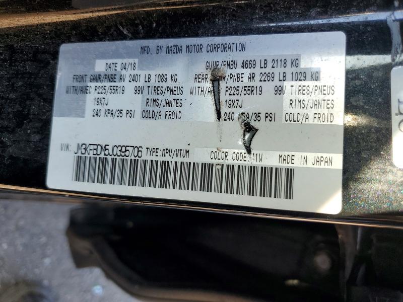 Aukcja sprzedaży 2018 Mazda Cx-5, vin: JM3KFBDM5J0395706, numer aukcji: 62436016